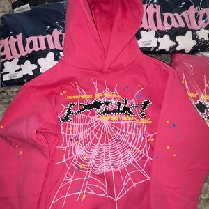 Pink Spider Hoodie (Large)